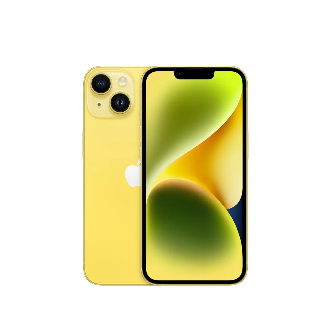 iPhone 14 - Yellow Finish view 1